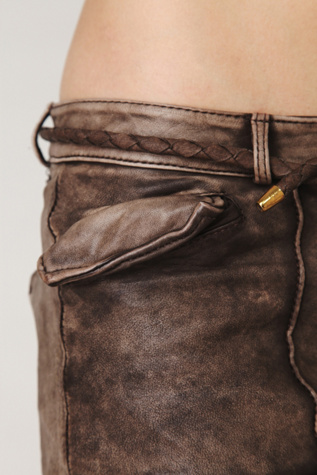 Doma Leather Shorts