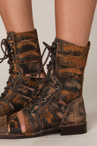 Dusty Lace Up Boot