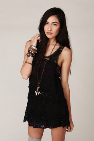 Engineered Crochet Tunic