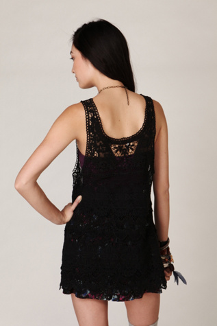 Engineered Crochet Tunic