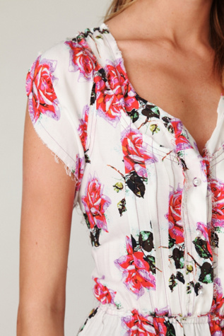 Floral Short Sleeve Dress