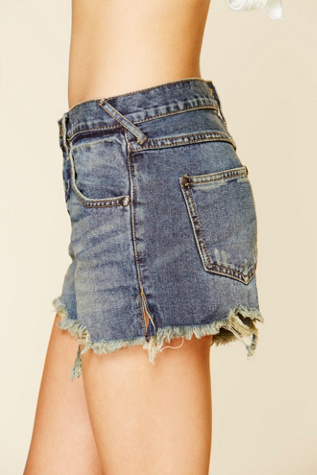 FP Denim Cut Off Shorts