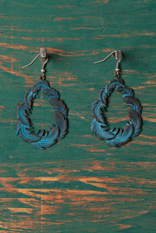 Patina Hoop Earring