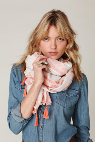Formosa Embroidered Scarf