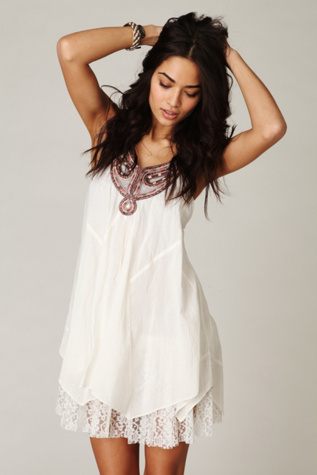 Rainforest Embroidered Dress