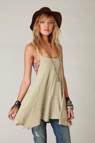 Stripe Sleeveless Tunic