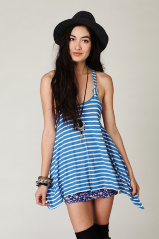 Stripe Sleeveless Tunic