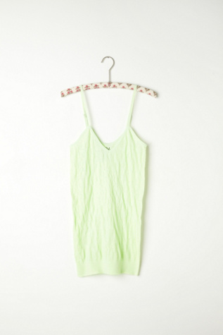 Seamless Floral Jacquard Skinny Tank