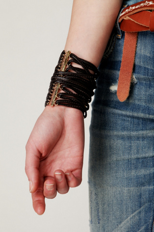Leather Corset Cuff