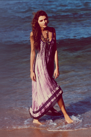 FP ONE Tie Dye Sunburst Maxi Dress