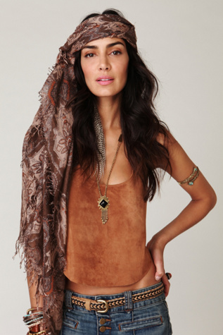 Suede Crop Tank