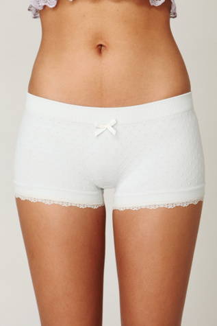 Diagonal Spot Booty Short