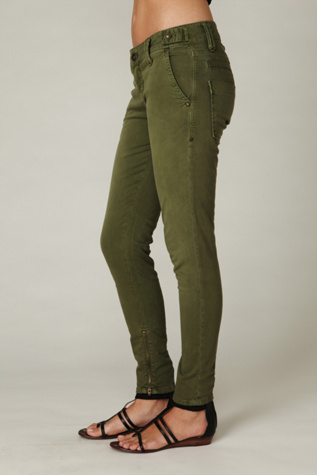 Taverniti Skinny Denim with Ankle Zippers