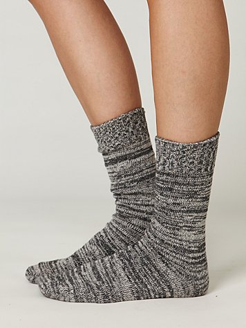 Cotton Spacedye Boot Sock