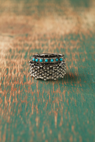 Textured Stack Rings