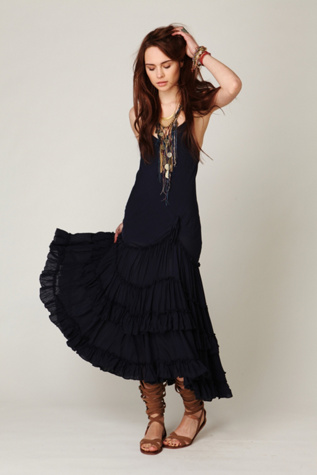 Tracks of My Tiers Maxi Dress