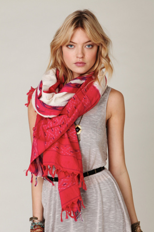 Ikat Stripe Scarf