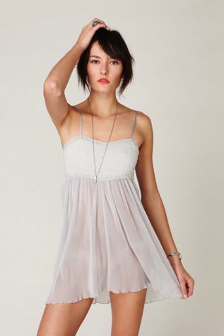 Pleated Herringbone Slip
