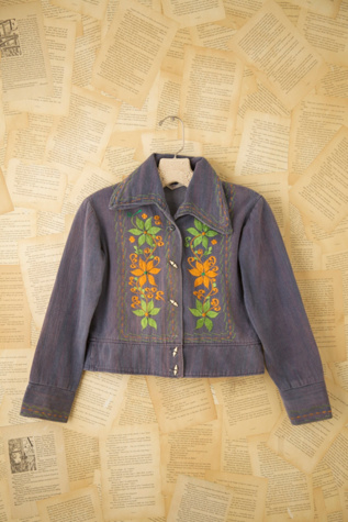 Vintage Embroidered Denim Jacket