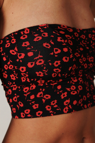 Floral Engineered Cropped Bralette
