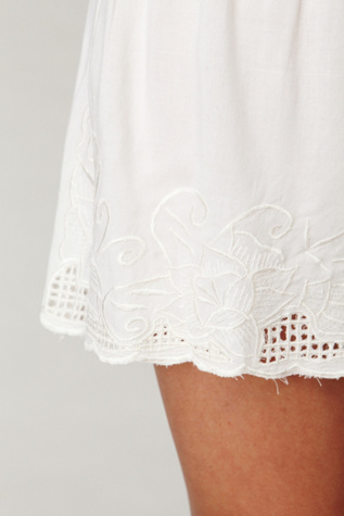 Embroidered Lace Skort
