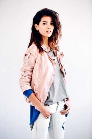 Muubaa  Athena Biker Jacket in Coats