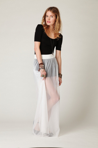 Mesh Maxi Half Slip