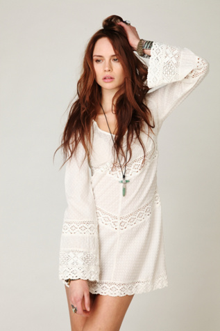 On the V Crochet Tunic