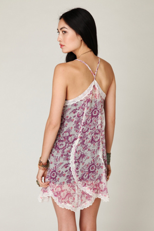 Printed Chiffon Petal Slip