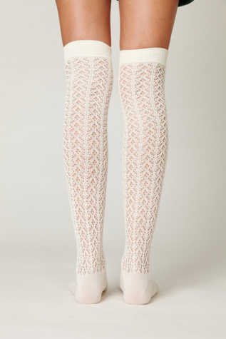 Kawaii Crocheted Over the Knee Sock