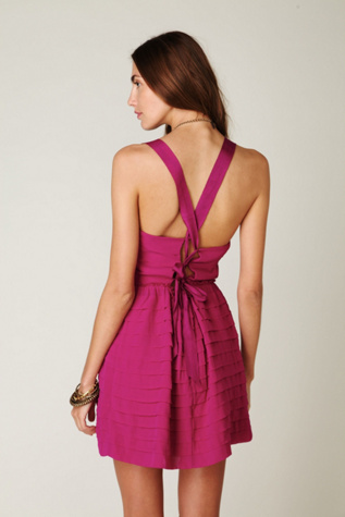 Raw Cut Ruffle Tier Dress