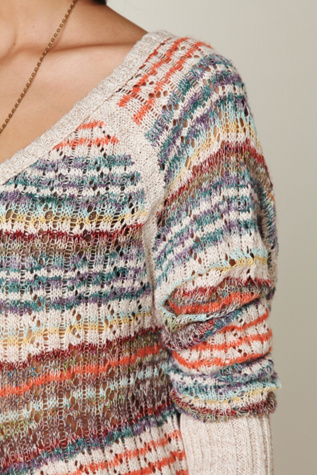 Striped Boxy Pullover