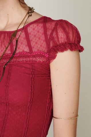 Short Sleeve Mesh Icing Tee