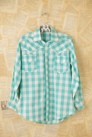 Vintage Plaid Buttondown Shirt at Free People Clothing Boutique :  vintage loves plaid buttondown vintage shirt vintage