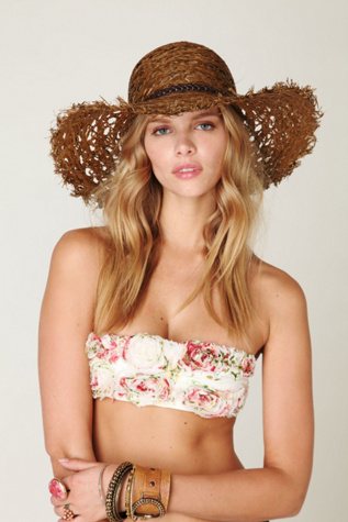 Printed Rose Bandeau