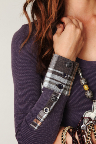 We The Free Lou Flannel Cuff Thermal