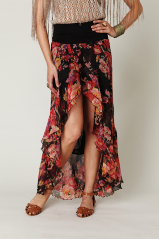 Cha Cha Print Slit Maxi