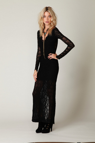 Victorian Lace Maxi Dress