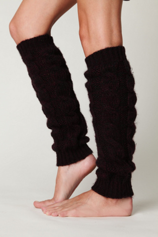 Marled Cable Legwarmer