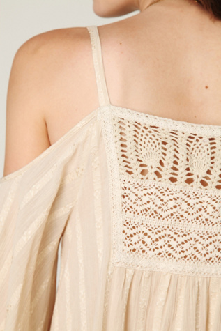 Angel Wings Open Shoulder Dress