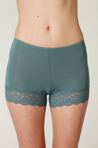 Lace Trim Bike Shorts