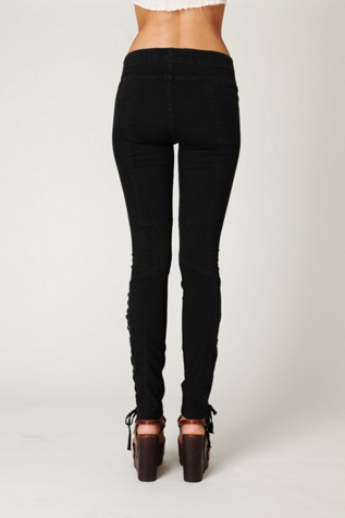 FP High Waist Lace Up Rocker Jean