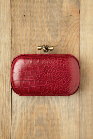 Leo & Tricia Pillbox Clutch