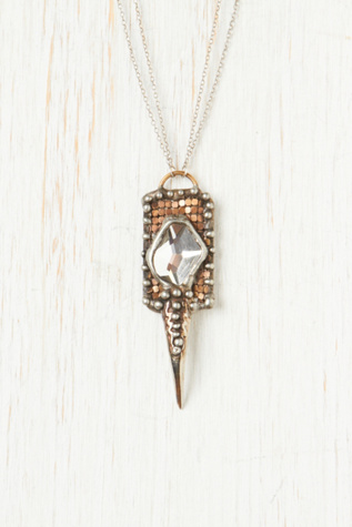 Mesh Horn Pendant