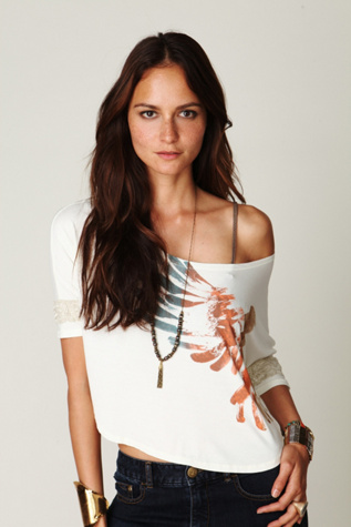 We The Free Super Washed Graphic Crop Tee