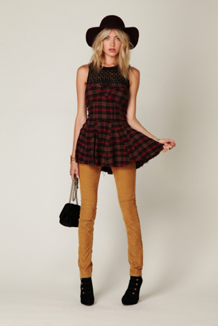 Veneto Plaid Corset