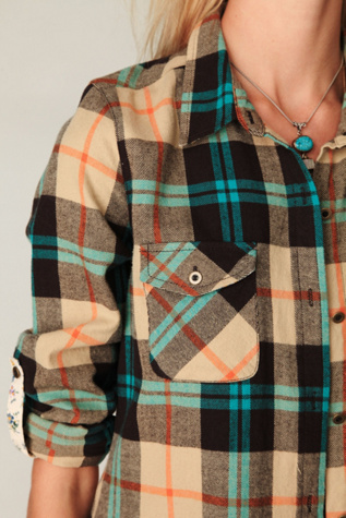Flannel Buttondown Tunic