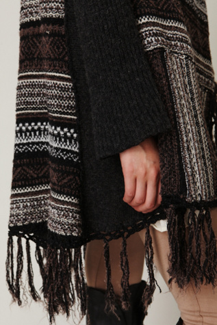 Fringe Wrap Cardigan