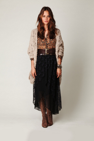 Midnight Train Mesh Skirt