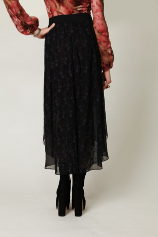 Midnight Train Mesh Skirt